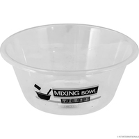 Clear Plastic Mixing Bowl 25cm