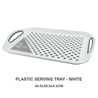 Anti Slip Serving Tray White - Large