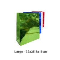 Gift Bags Holographic Large 32x25.5x11cm