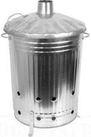 Galvanized Large Incinerator Bin 80lt