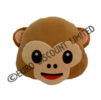 Pillow Monkey Emoji 32cm Comfortable 
