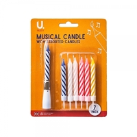 Musical Candle & Assorted Candles