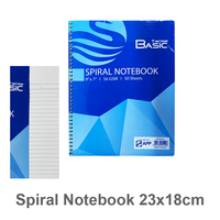 Side Spiral Notebook 23x18cm