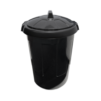 Black Dustbin Large  80lt