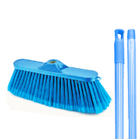 Broom Brush With Stick Soft Large Multicolour